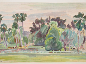 Vente aux enchères Louis Robert BATE (1898-1948, grand prix de l'Indochine en 1938). "Pay