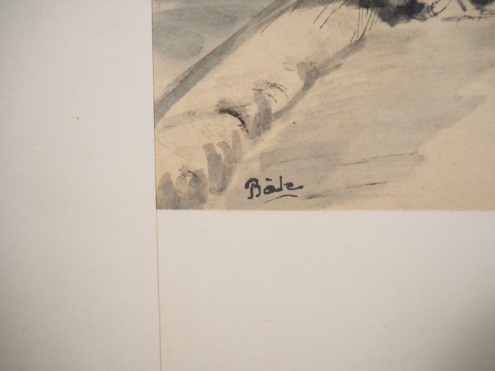 Louis Robert BATE (1898-1948, grand prix de l'Indochine en 1938). "Le 