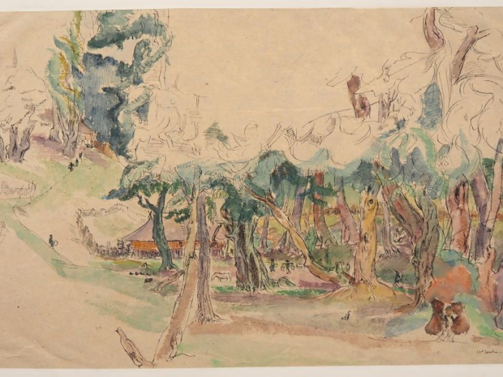 Louis Robert BATE (1898-1948, grand prix de l'Indochine en 1938). "Vil