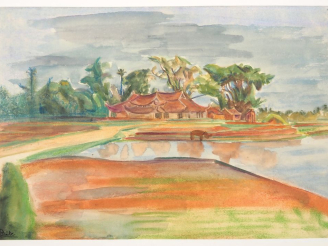 Vente aux enchères Louis Robert BATE (1898-1948, grand prix de l'Indochine en 1938). "Vil