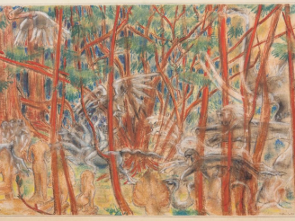 Vente aux enchères Louis Robert BATE (1898-1948, grand prix de l'Indochine en 1938). "Nat