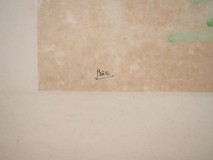 Louis Robert BATE (1898-1948, grand prix de l'Indochine en 1938). "Vue