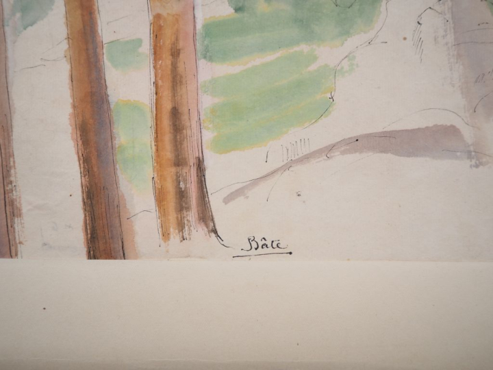 Louis Robert BATE (1898-1948, grand prix de l'Indochine en 1938). "Vue