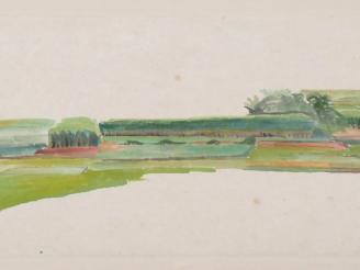 Vente aux enchères Louis Robert BATE (1898-1948, grand prix de l'Indochine en 1938). "Riz