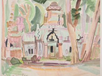Vente aux enchères Louis Robert BATE (1898-1948, grand prix de l'Indochine en 1938). "Vue