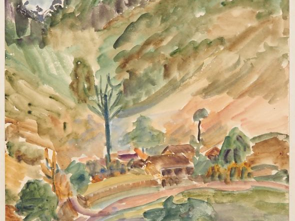 Louis Robert BATE (1898-1948, grand prix de l'Indochine en 1938). "Pay