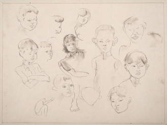 Vente aux enchères Louis Robert BATE (1898-1948, grand prix de l'Indochine en 1938). "Etu