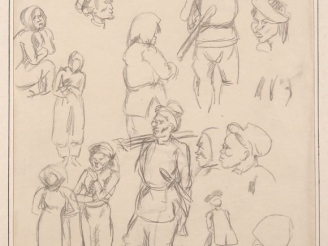 Vente aux enchères Louis Robert BATE (1898-1948, grand prix de l'Indochine en 1938). "Etu