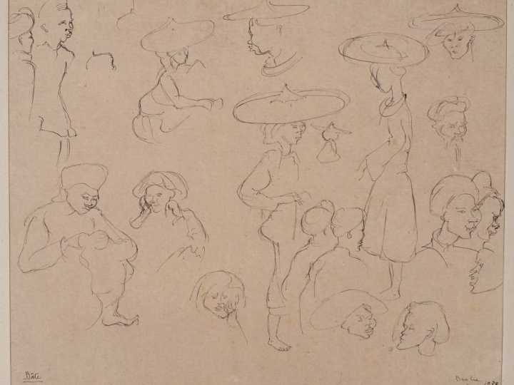 Louis Robert BATE (1898-1948, grand prix de l'Indochine en 1938). "Etu