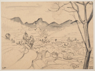 Vente aux enchères Louis Robert BATE (1898-1948, grand prix de l'Indochine en 1938). "Vil