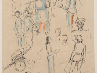 Vente aux enchères Louis Robert BATE (1898-1948, grand prix de l'Indochine en 1938). "Etu