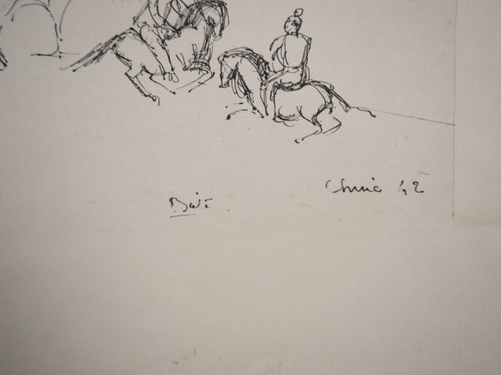 Louis Robert BATE (1898-1948, grand prix de l'Indochine en 1938). "Jeu