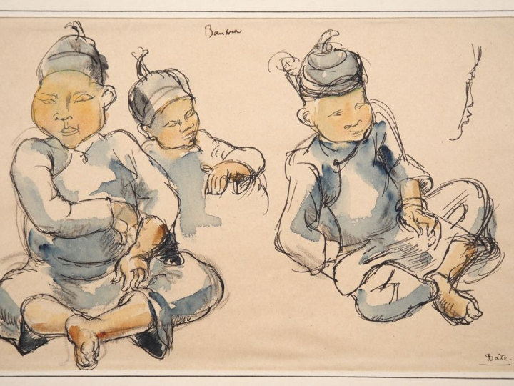 Louis Robert BATE (1898-1948, grand prix de l'Indochine en 1938). "Enf