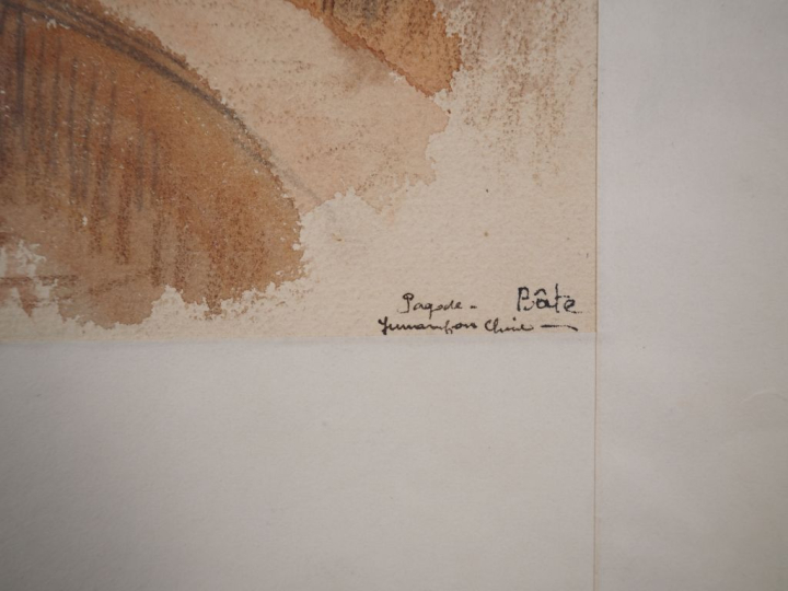 Louis Robert BATE (1898-1948, grand prix de l'Indochine en 1938). "Pag