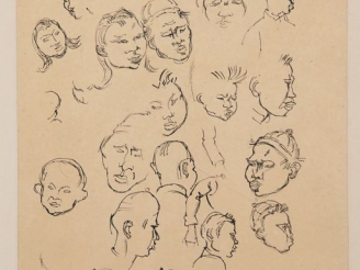 Vente aux enchères Louis Robert BATE (1898-1948, grand prix de l'Indochine en 1938). "Etu