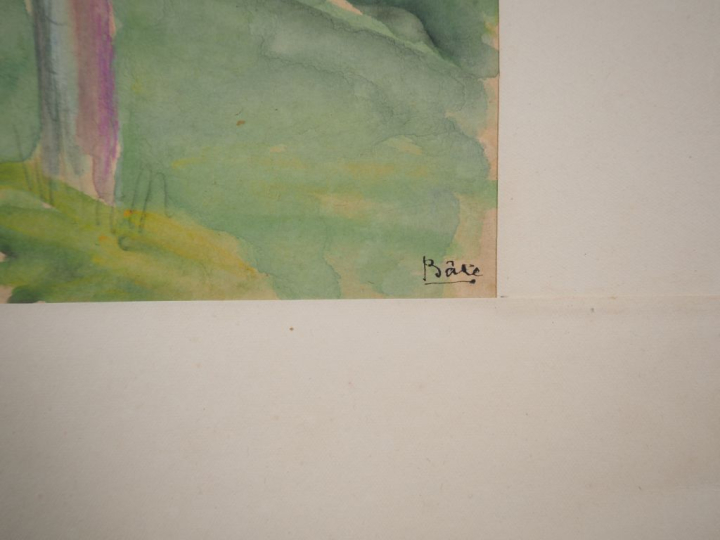 Louis Robert BATE (1898-1948, grand prix de l'Indochine en 1938). "Vue