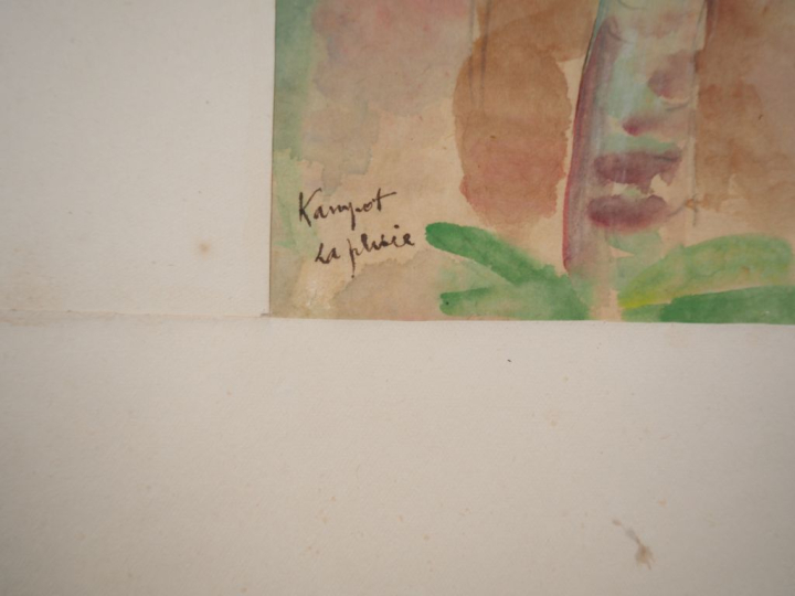 Louis Robert BATE (1898-1948, grand prix de l'Indochine en 1938). "Vue