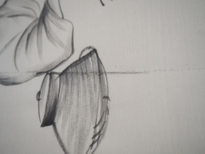 BEKY (1938-) Douze encres sur soie, représentant des personnages dont 