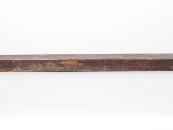 Chine, XIXe siècle Règle de géomancie.  L. 45,5 cm