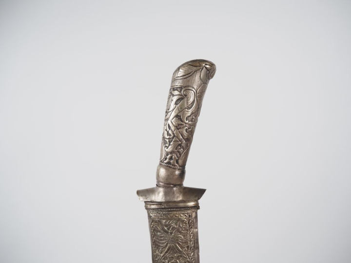 Malaisie, fin XIXe – début XXe siècle Poignard dit « Kriss », avec poi