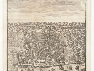 Vente aux enchères Deux plans de Goa.  Dim. 13,5 x 19,5 cm – 15,5 x 11 cm  (Encadrés sous