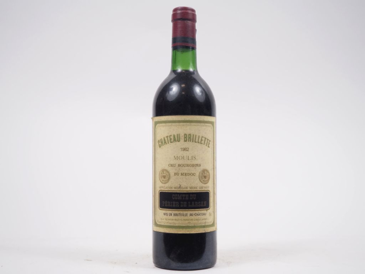 1 BOUTEILLE CHÂTEAU BRILLETTE CB MOULIS - 1982