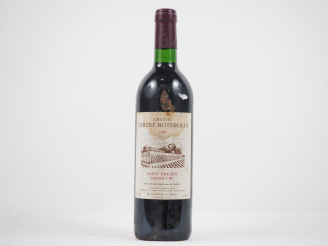 Vente aux enchères 1 BOUTEILLE CHÂTEAU TERTRE ROTEBOEUF GC ST ÉMILION - 1990 - ET 