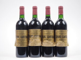 Vente aux enchères 4 BOUTEILLES CHÂTEAU BRANE CANTENAC GCC MARGAUX - 1990 - EA 