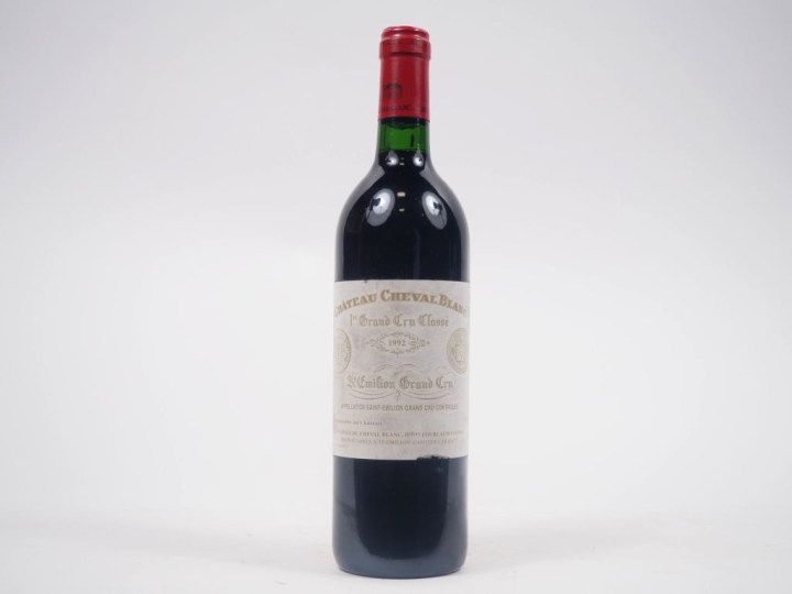 1 BOUTEILLE CHÂTEAU CHEVAL BLANC 1er GCC GC ST ÉMILION - 1992 - ELS 