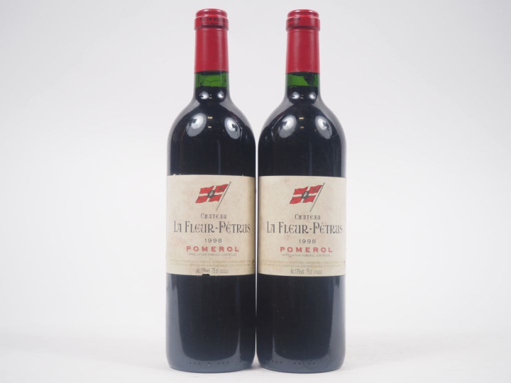 2  BOUTEILLES CHÂTEAU LAFLEUR PÉTRUS POMEROL - 1998 - ELA 