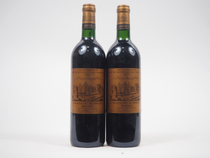 2 BOUTEILLES CHÂTEAU D'ISSAN GCC MARGAUX - 2001 