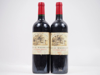 Vente aux enchères 2 BOUTEILLES CHÂTEAU MAGDELAINE 1er GCC ST ÉMILION - 2005 (?) - ES