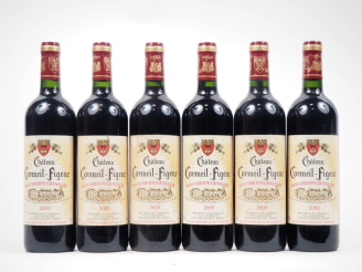 Vente aux enchères 6 BOUTEILLES CHÂTEAU CORMEIL FIGEAC GC ST ÉMILION - 2009