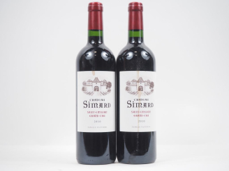 Vente aux enchères 2 BOUTEILLES CHÂTEAU SIMARD GC ST ÉMILION - 2010 - 1 ET 