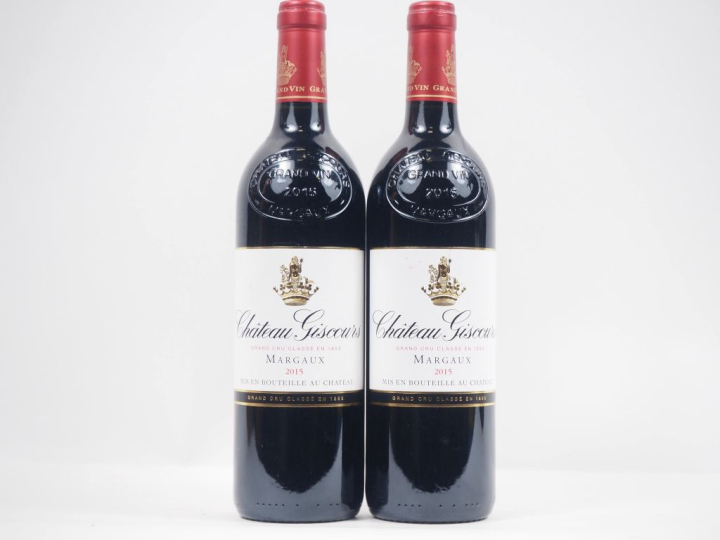 2 BOUTEILLES CHÂTEAU GISCOURS GCC MARGAUX - 2015