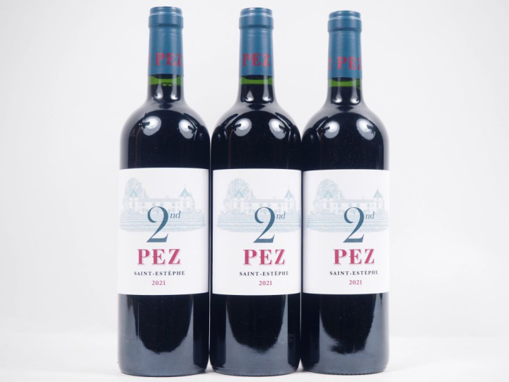 3 BOUTEILLES 2nd PEZ ST ESTÈPHE - 2021