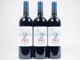 Vente aux enchères 3 BOUTEILLES 2nd PEZ ST ESTÈPHE - 2021