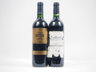 Vente aux enchères 2 BOUTEILLES : 1 CHÂTEAU NOTTON MARGAUX - 1998 / 1 CHÂTEAU TRONQUOY LA
