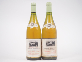 Vente aux enchères 2 BOUTEILLES MEURSAULT 1er CRU "LA PIÈCE SOUS LE BOIS" DOMAINE DU CHÂT