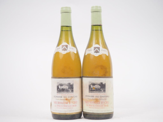 Vente aux enchères 2 BOUTEILLES MEURSAULT 1er CRU "LA PIÈCE SOUS LE BOIS" DOMAINE DU CHÂT