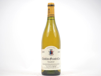 Vente aux enchères 1 BOUTEILLE CHABLIS GC "VAUDÉSIR" JEAN PAUL ET BENOÎT DROIN - 2000