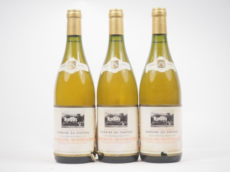 Vente aux enchères 3 BOUTEILLES CHASSAGNE MONTRACHET DOMAINE DU CHÂTEAU CHARLES BLONDEAU 