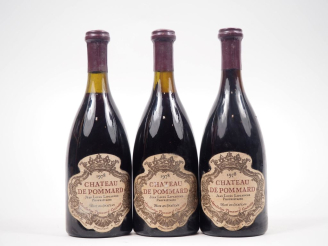 Vente aux enchères 3 BOUTEILLES CHÂTEAU DE POMMARD - 1978 - ELS 