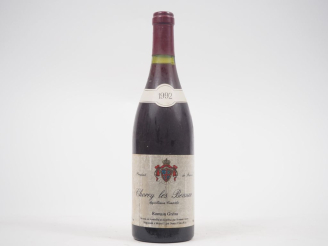Vente aux enchères 1 BOUTEILLES CHOREY LES BEAUNE ROMAIN GRÉOU - 1992 - ES/BS 