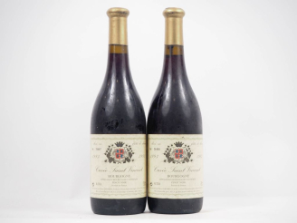 Vente aux enchères 2 BOUTEILLES BOURGOGNE "CUVÉE ST VINCENT" PIERRE LAFOREST - 1993