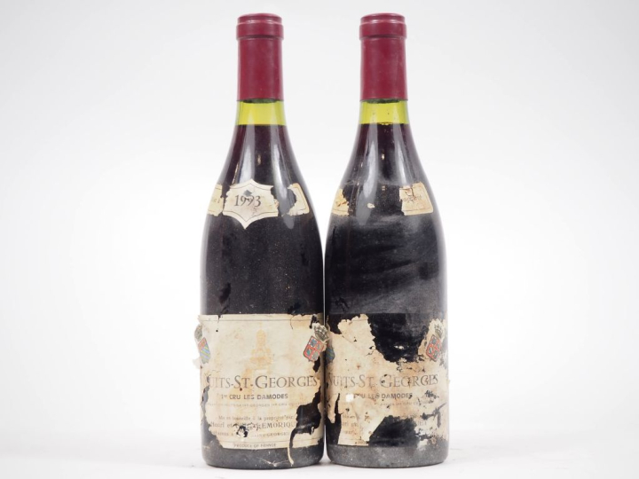 2 BOUTEILLES NUITS ST GEORGES 1er CRU "LES DAMODES" HENRI ET GEORGES R