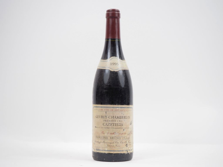 1 BOUTEILLE GEVREY CHAMBERTIN 1er CRU "CAZETIERS" DOMAINE BRUNO CLAIR 