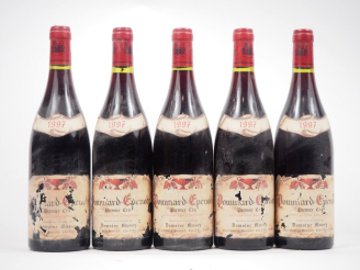 Vente aux enchères 5 BOUTEILLES POMMARD EPENOTS 1er CRU DOMAINE MUSSY - 1997 - EA 