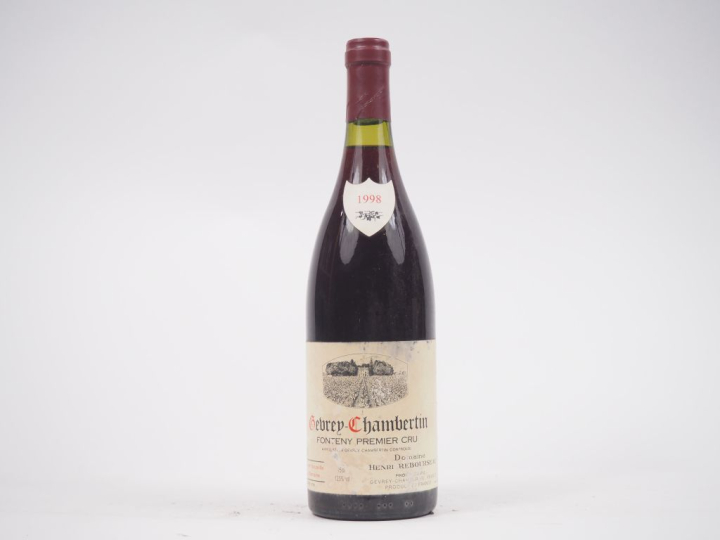1 BOUTEILLE GEVREY CHAMBERTIN 1er CRU "FONTENY" DOMAINE HENRI REBOURSE