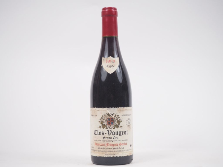 1 BOUTEILLE CLOS VOUGEOT GC DOMAINE FRANCOIS GERBET - 1999 - ELA 